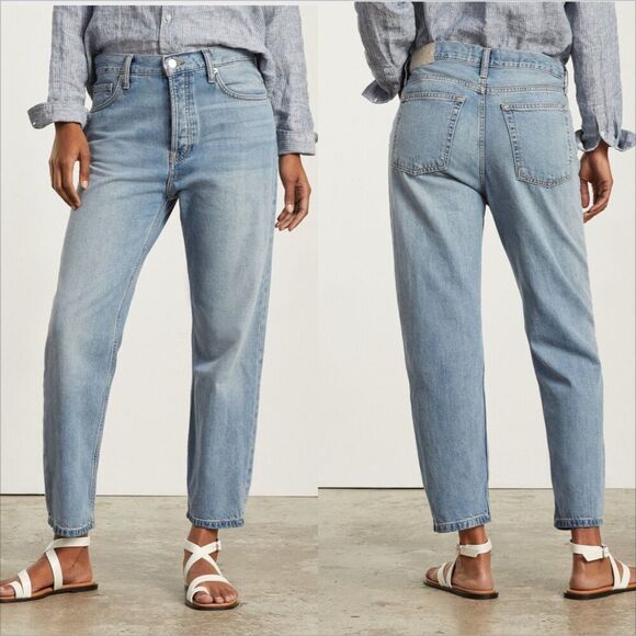 Everlane The Summer Slouch Jean Size 27 Boyfriend High Rise Organic Cotton - Picture 1 of 7
